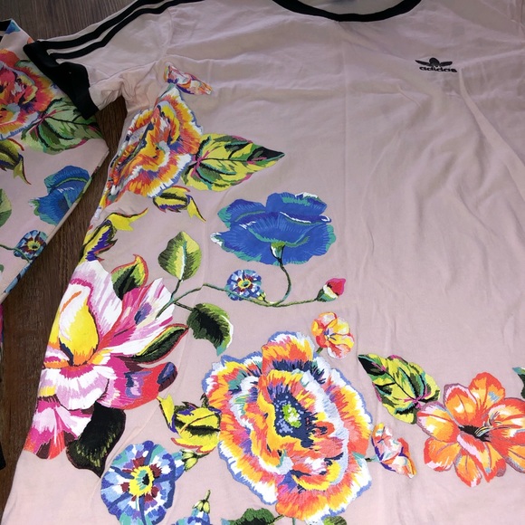 *SOLD* Adidas Floralita Bundle Jacket Legging Tee - Picture 8 of 16